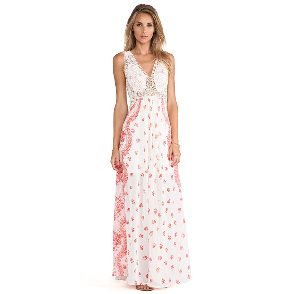 Free People red Victorian Love Dress